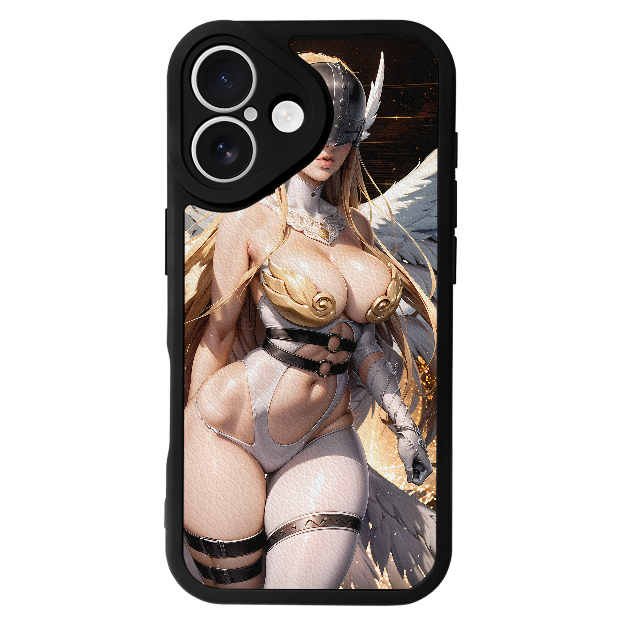（画像用） Digimon デジタルモンスター/デジモン 【iPhone 16シリーズ対応】シリコンスマホケース（レザー調） 材質：シリコン